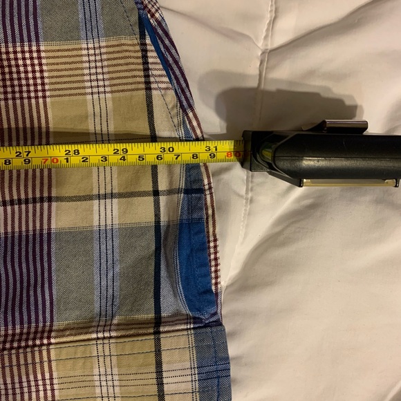 Wrangler Twenty X Long Sleeve Button Down Shirt Plaid Blue Yellow Size XL Men’s - Picture 12 of 12